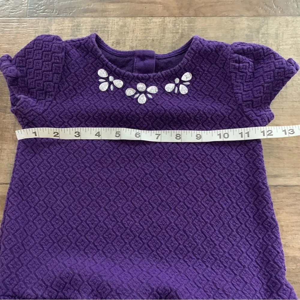 Gymboree embelished gem purple party dress